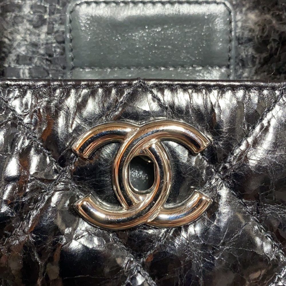 Chanel Authentic Portobello Black Quilted Calfskin Tote Bag - Picture 10 of 14